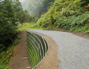 林道白馬小谷東山線　小谷村