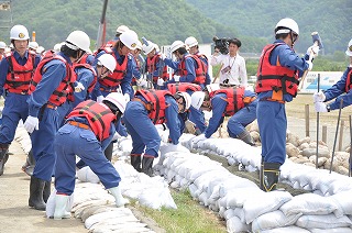 画像：千曲川・犀川総合水防演習2