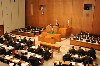 写真：6月議会開会の様子