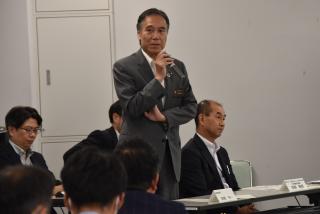 設立総会での知事あいさつ