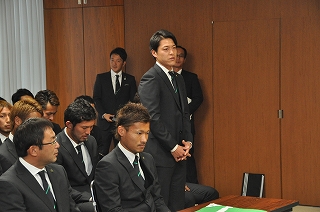 画像：山雅田中選手