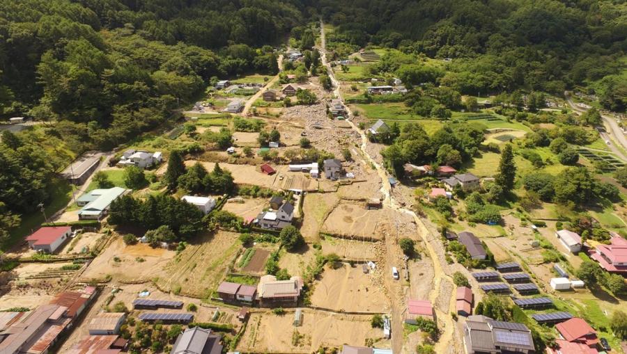 茅野市での大雨災害