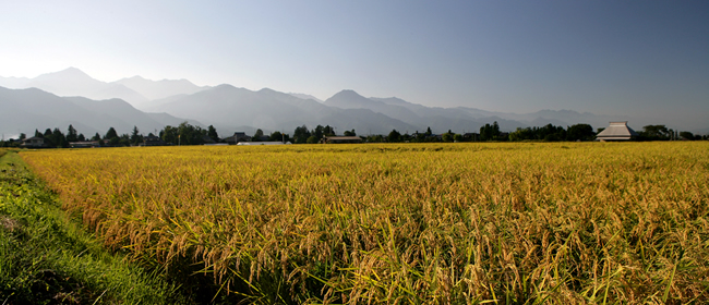 安曇野市の風景