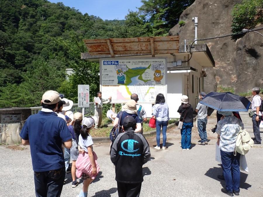 R6松川ダム見学会様子2