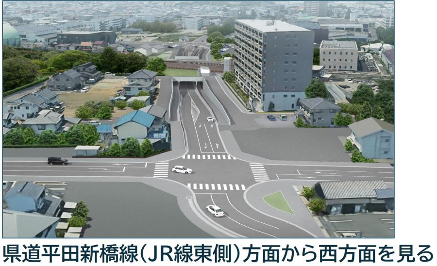 イメージパース西側