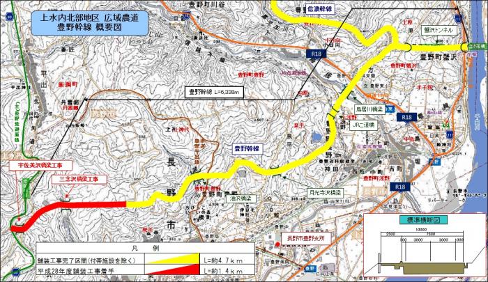 上水内北部2期路線図