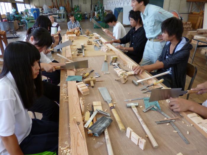 体験入校(木造建築科)