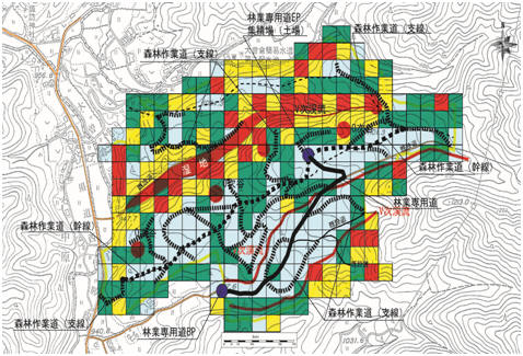 概略路網配置図のイメージ