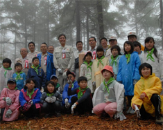 植樹祭の記念撮影