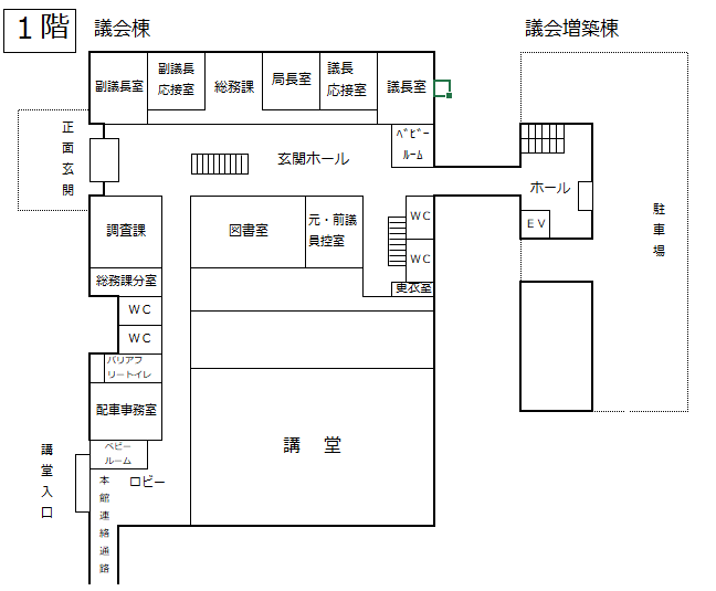 議会等1階